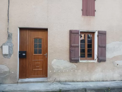 Superbe porte d'entrée PVC posée par Bel Porte au Frêche, Mont-de-Marsan, BEL'PORTE Menuiserie